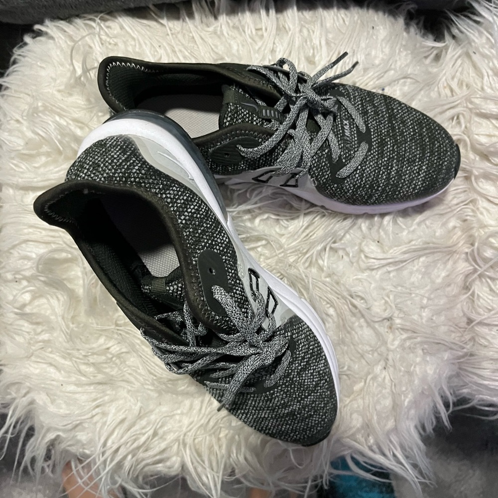 Olive and white Nike